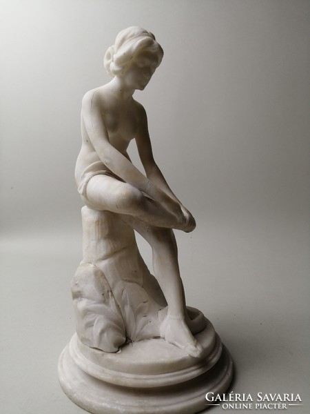 Art Nouveau marble sculpture