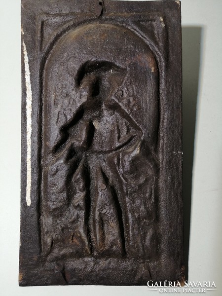 Antique cast iron wall ornament