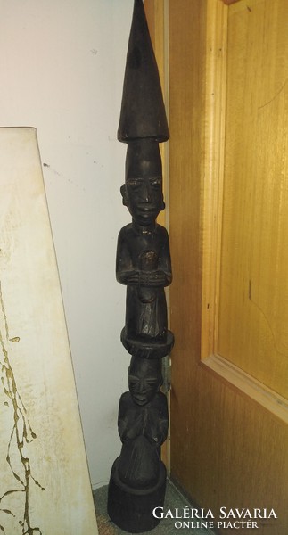 African ritual stick statue