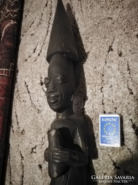African ritual stick statue