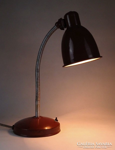 1H045 bauhaus industrial brown desk lamp workshop lamp