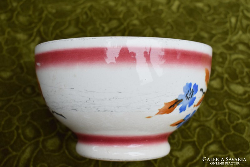 Antique ceramic granite small pot ceramic bowl offering 20.2 x 12 cm