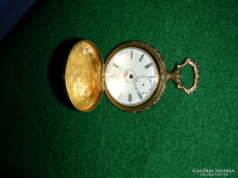 Scenic gilded pocket watches