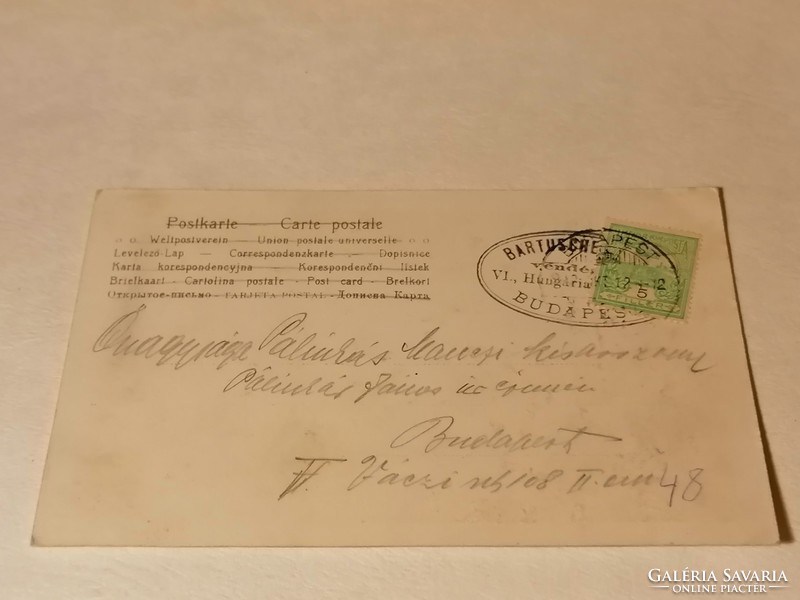 1902, több szempontól is egyedülálló képeslap! (60)