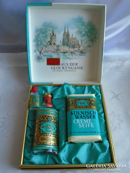 German 4711 in a box of cologne and soap.