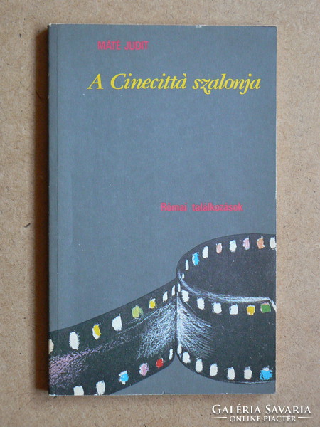 The Salon of the Cinecitta, Máté Judit 1985, book in good condition,