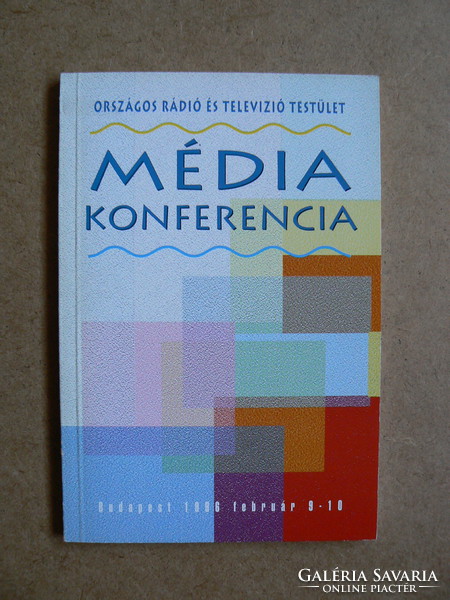MÉDIA KONFERENCIA 1996, KÖNYV JÓ ÁLLAPOTBAN,