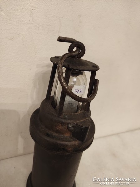 Antik bányász szerszám bánya eszköz karbid lámpa 508