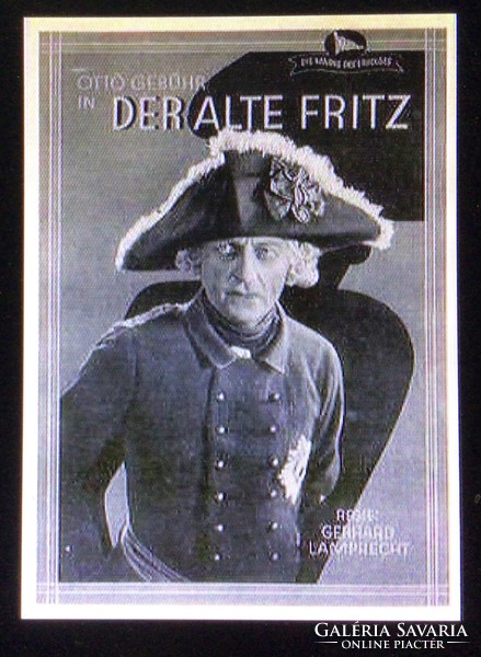 Otto Gebühr “Der alte Fritz” Rézkarc / Klisé