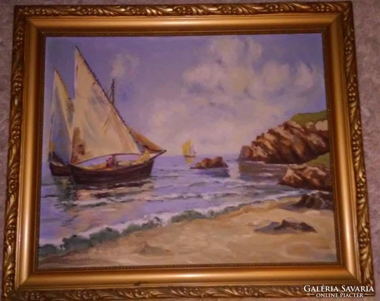 Unknown painter - Dalmatian coast - impressionist painting