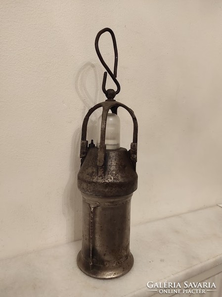 Antik bányász szerszám bánya eszköz karbid lámpa 505