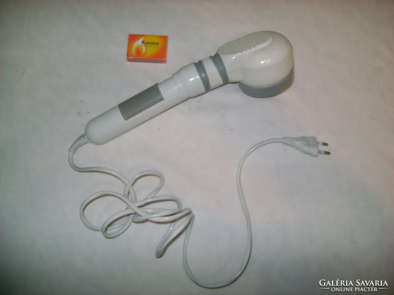Electric, light therapy hand massager