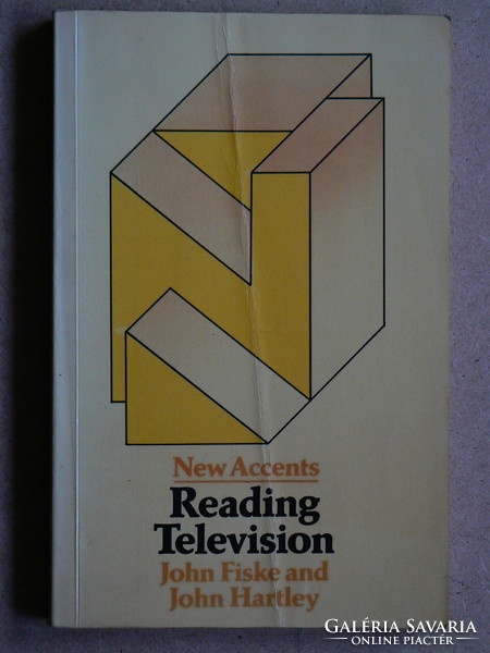 READING TELEVISION, JOHN FISKE 1978, ANGOL NYELVŰ KÖNYV JÓ ÁLLAPOTBAN,