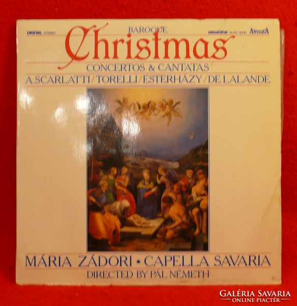 Bakelit lemez - Barokk karácsony - Barokk karácsonyi kantáták és concertok