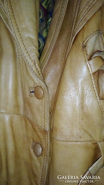 Alaia Italian women's beige, mint condition, short sexy, leather jacket, blazer, jacket, made in Italy,