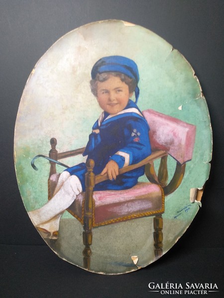 Arable land: sitting child, 1918