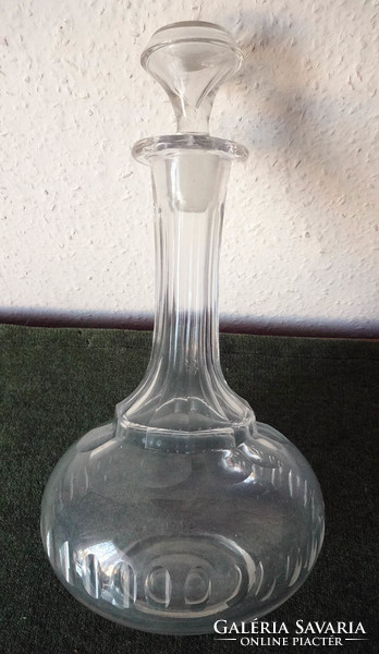 Nice shaped wine bottle with glass stopper