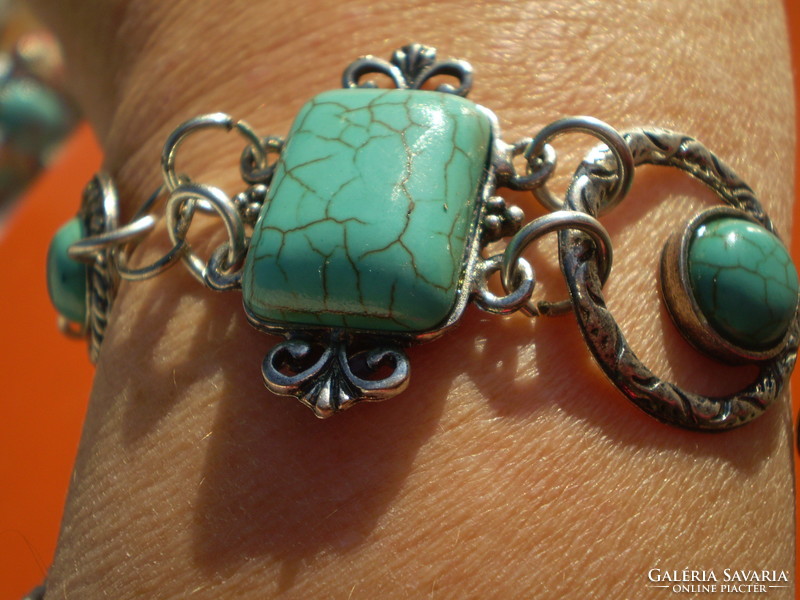 Turquoise unique bracelet