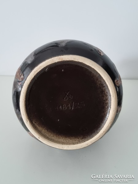 Collector dümler & breiden fat lava vase - 26 cm