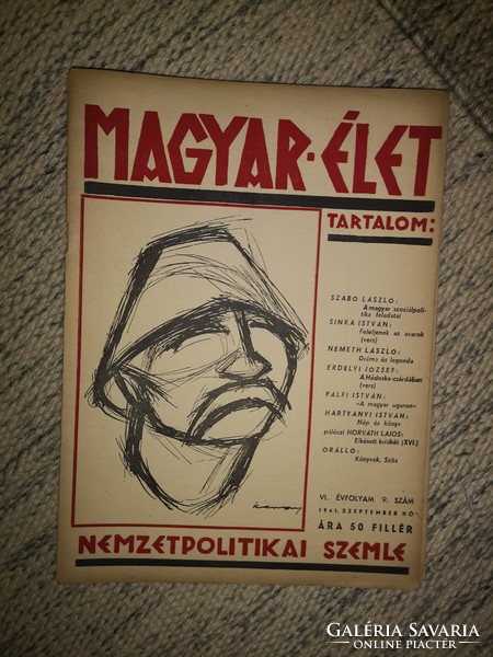 Magyar élet - Nemzetpolitikai szemle VI. évfolyam 9 szám
