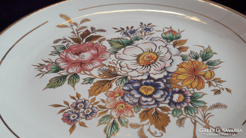 Floral wall plate, wall decoration