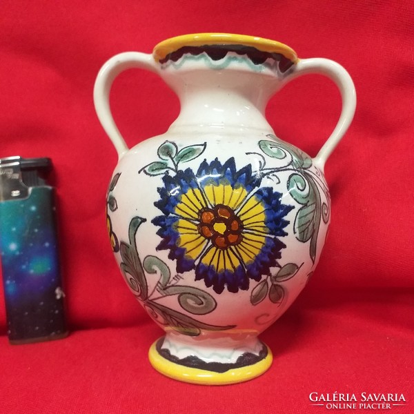 German, germany kellinghusen hk, hand-painted ceramic vase.