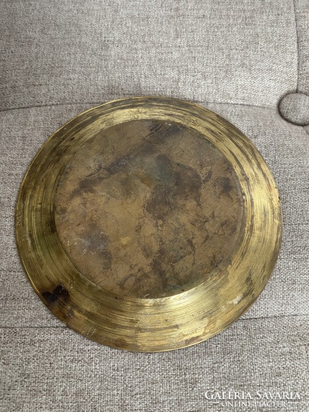 Antique brass plate