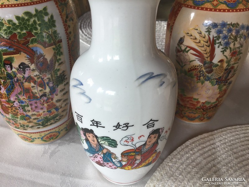 Kinai vázák, 20, 22 centis,  hibátlanok