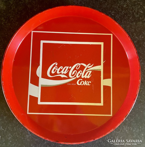 Coca Cola fémtálca 30 cm