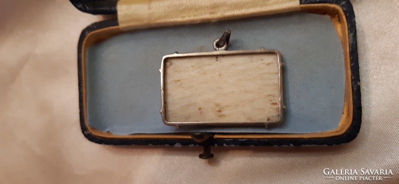 Hand painted antique pendant