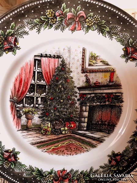 Royal Stafford Made in Burslem  angol karácsonyi tányérok