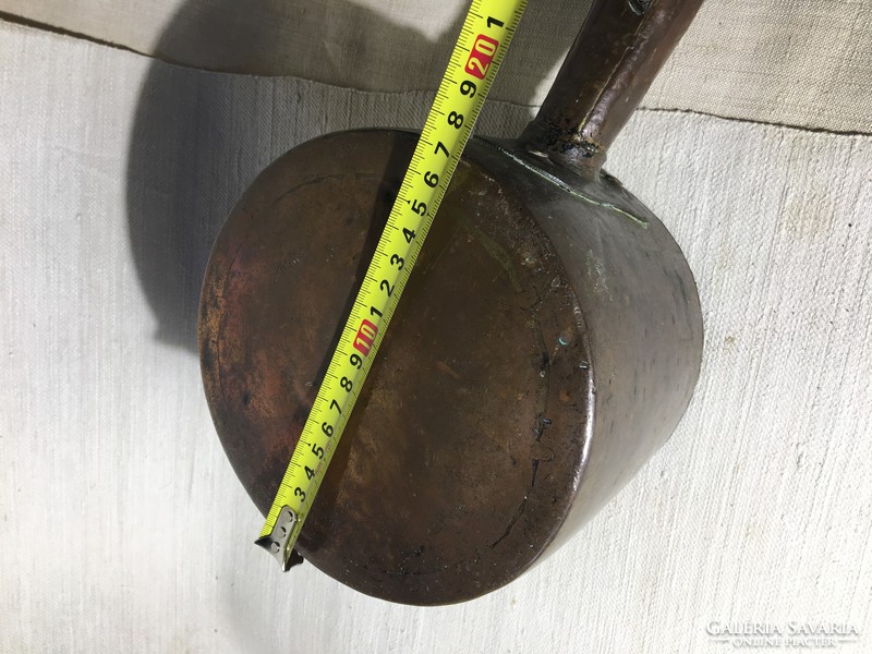 Solid copper handle foot
