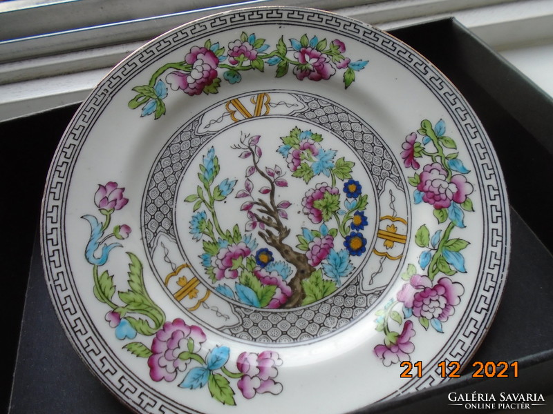 Antique English Aynsley Hand Painted Hand Numbered Decorative Oriental Floral Pattern Plate