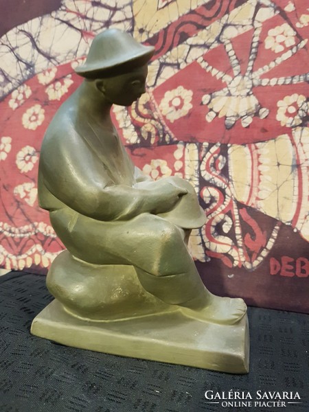 Ceramic sculpture of Béla Kucs (1925-1984)