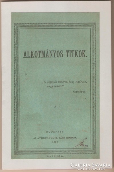 Alkotmányos Titkok