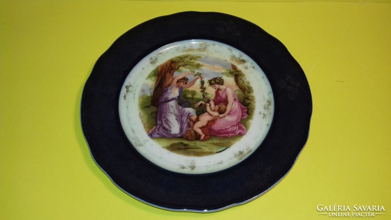 Two together for one price!!! Antique Altwien and Victoria Austria hinged porcelain plate