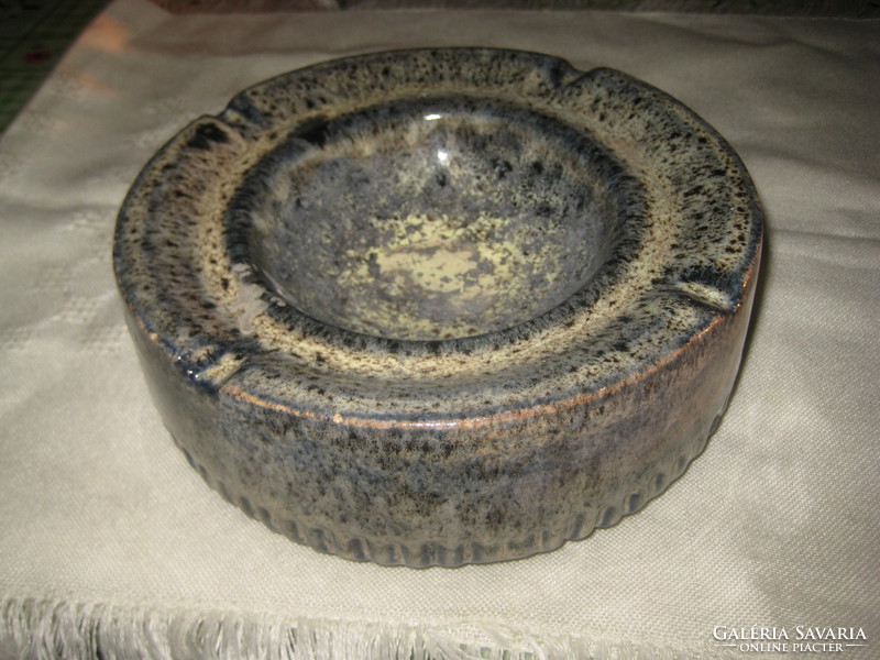 Zsolnay pyrogranite ash, slightly worn about 18 cm inside