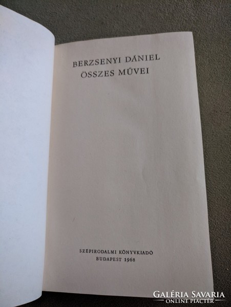 Berzsenyi ​Dániel összes művei (1968)