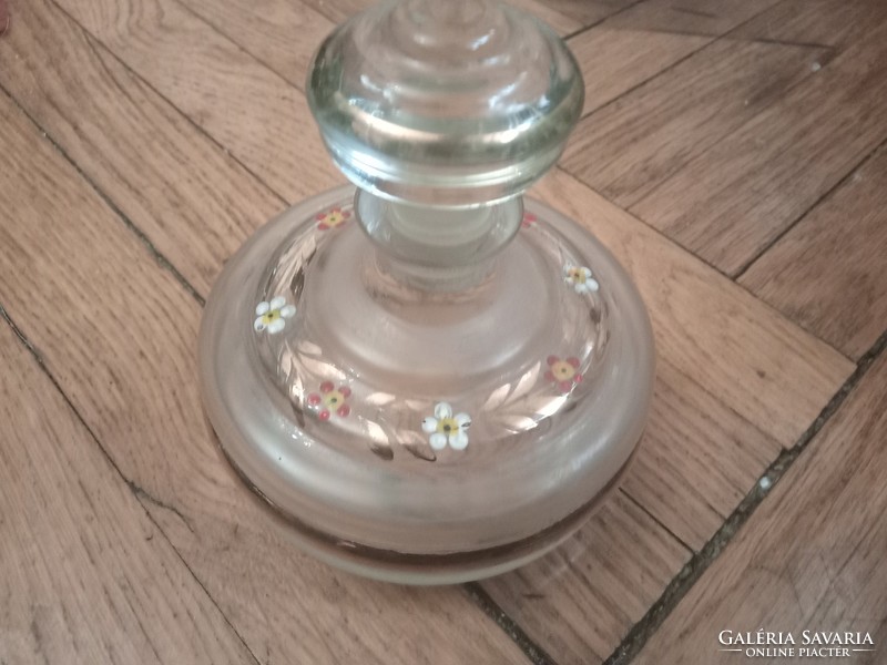 Meseszép kézi festésű parfümös üveg - Bohemia