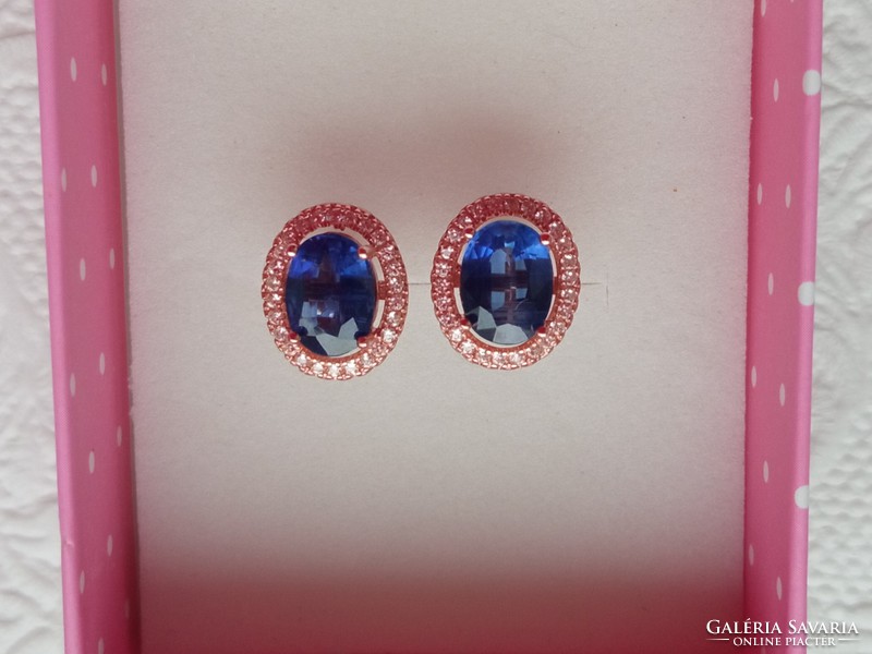 Kianit 925 silver earrings