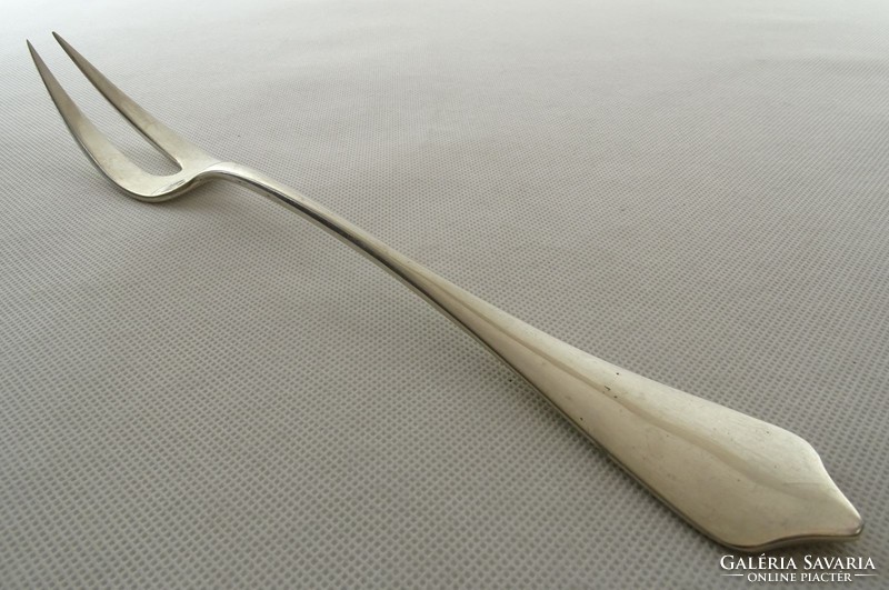 0W394 old 800 large silver meat fork 126g