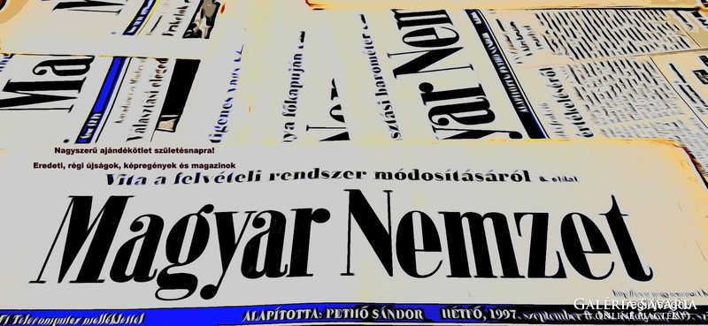 1968 január 6  /  Magyar Nemzet  /  SZÜLETÉSNAPRA :-) Eredeti, régi újság Ssz.:  18108