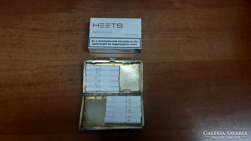 Silver women's cigarette / spangli wallet