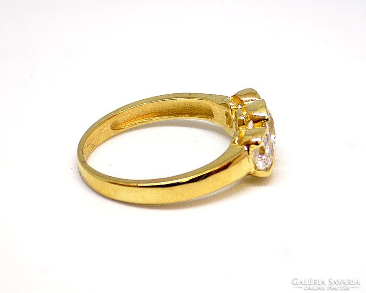 Köves arany gyűrű (ZAL-Au103735)