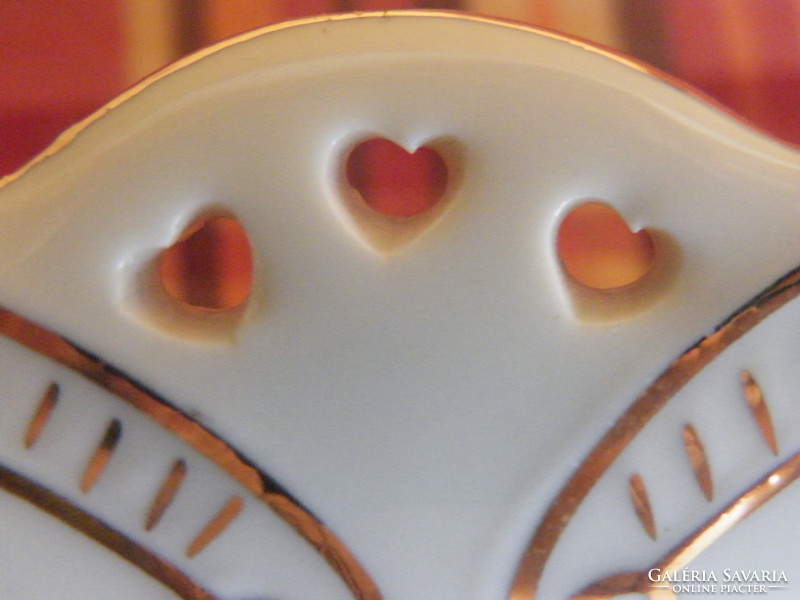 Japán kollekció, Yamasen fine ovális porcelán tál 24 karátos dúsan aranyozott, ritkaság