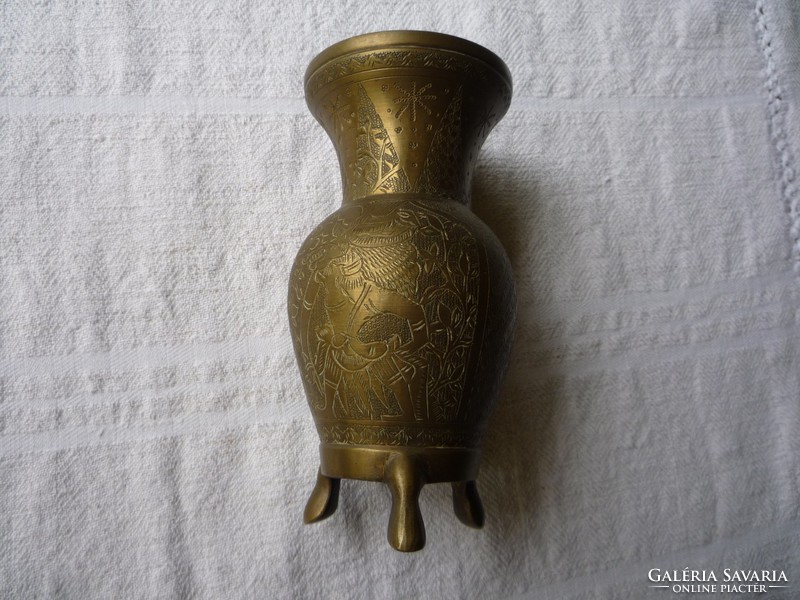 Vase with swastika pattern.