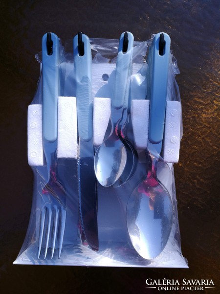 Vintage stainless steel cutlery set, 22 pcs