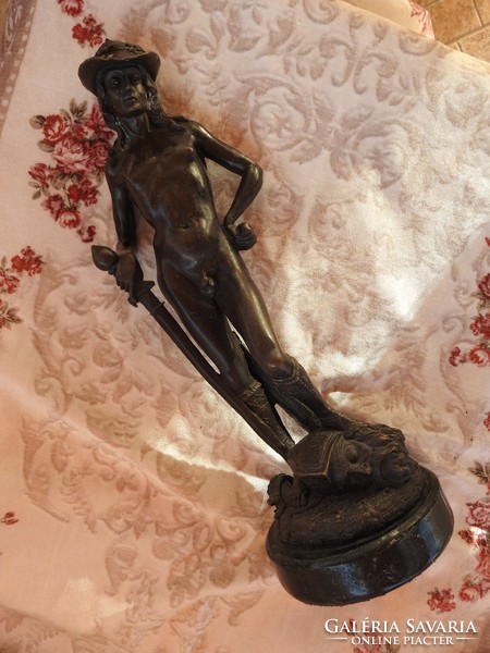 Mythology bronze statue - donatello david - donatello signing mythology bronze