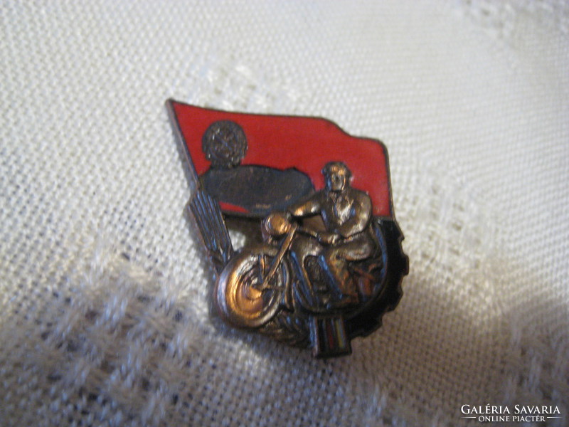 Old German motorcycle badge 38 x 25 mm