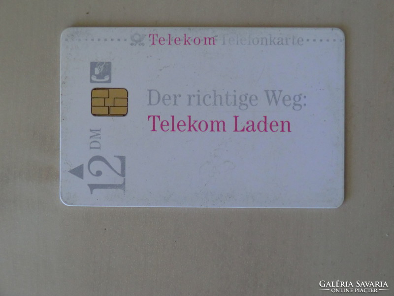 Telekom laden 12 dm old phone card german